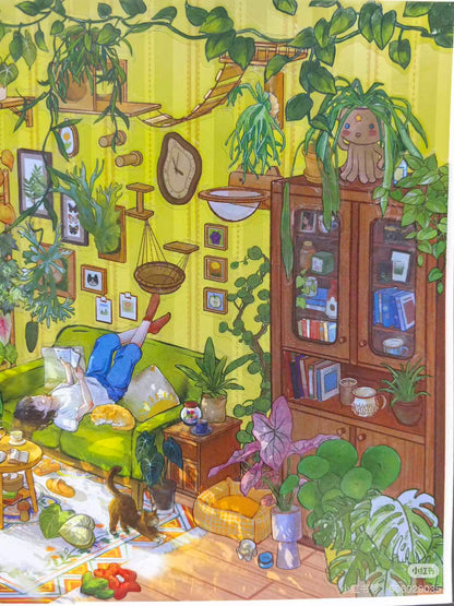 Ideal Life-DIY 3D Miniature Scene Sticker