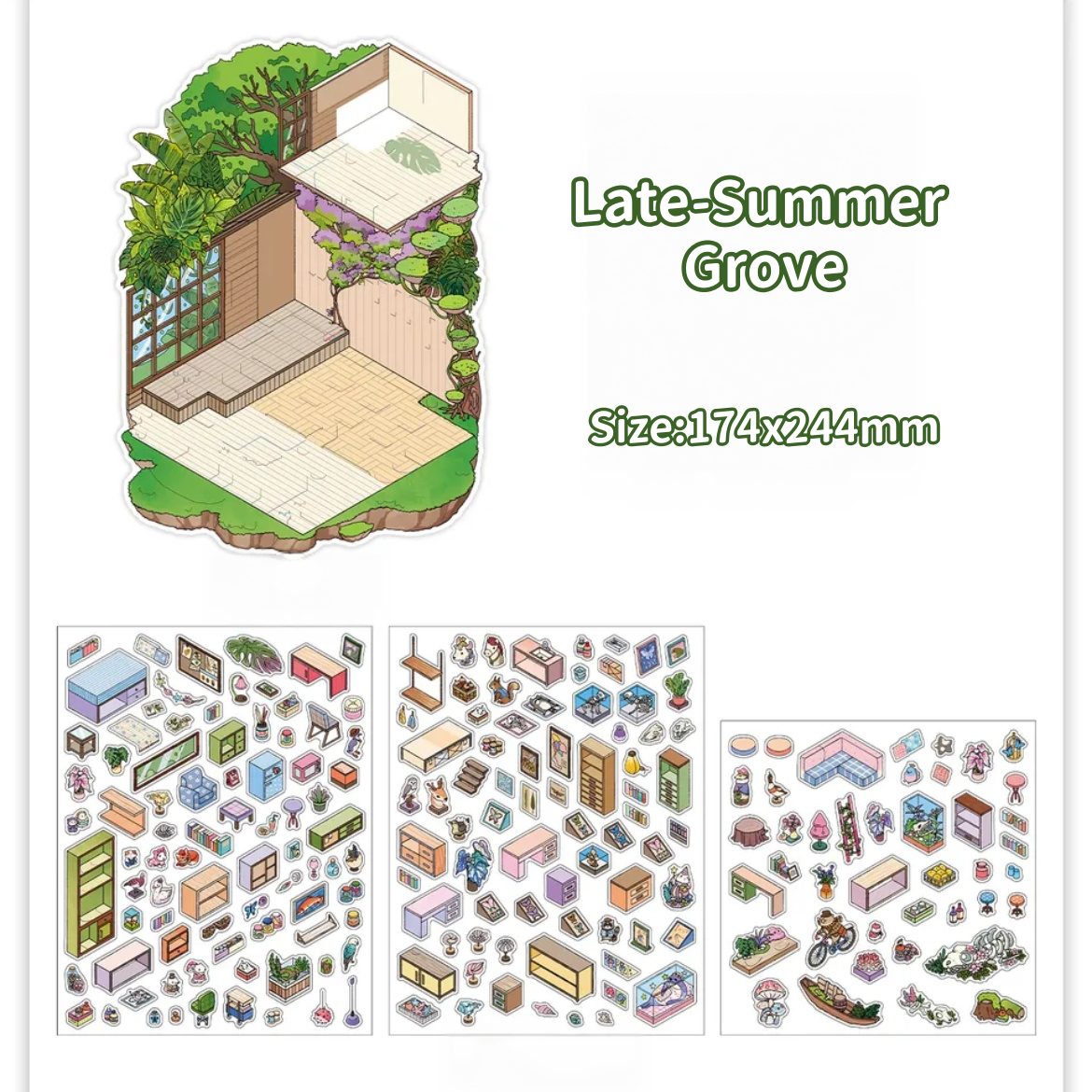 Seasonal Hideaways-DIY 3D Miniature Sticker Scene
