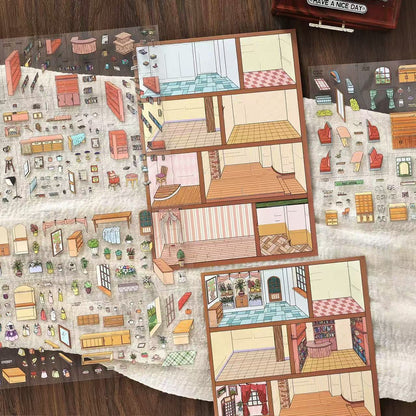 Open for Business · Vol.69-DIY 3D Miniature Sticker Scene