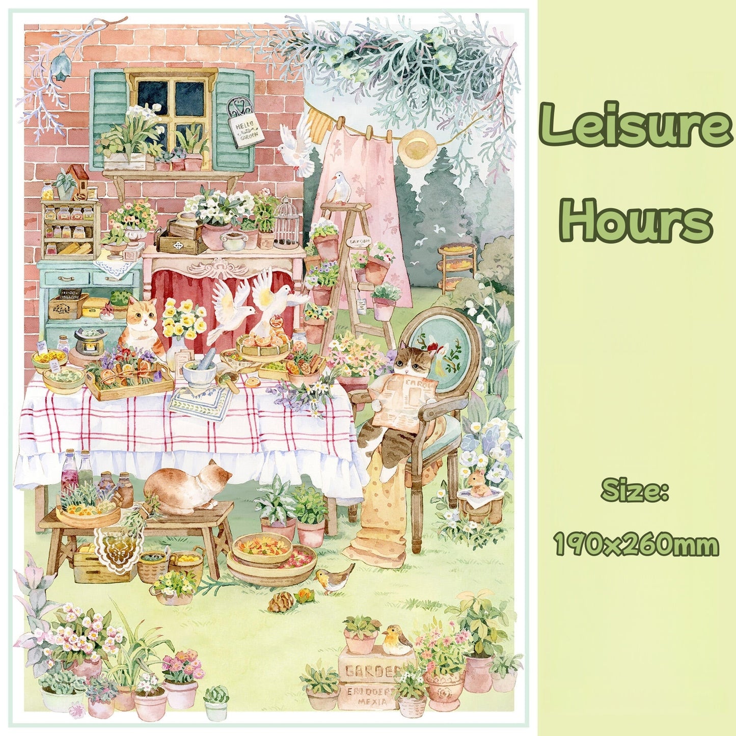 Tender Time-DIY 3D Miniature Scene Sticker