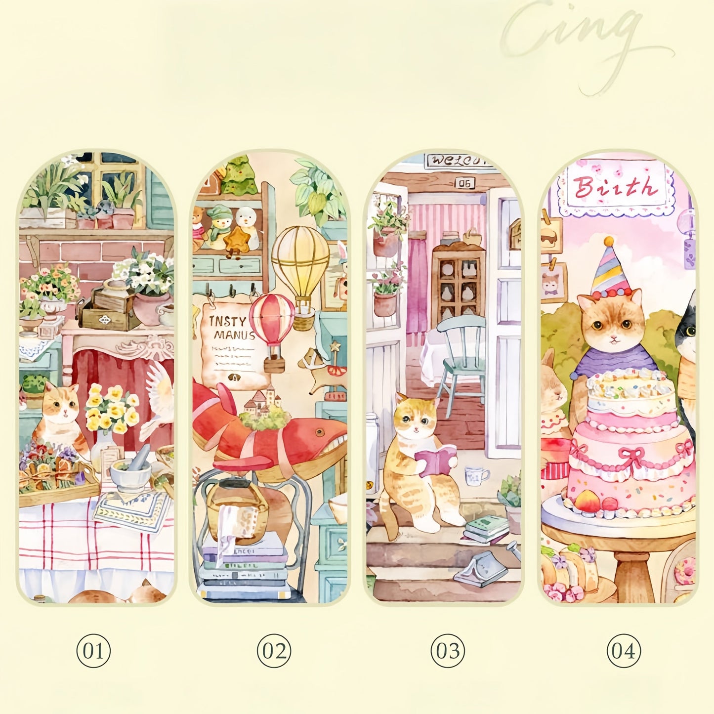 Tender Time-DIY 3D Miniature Scene Sticker