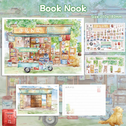 Corner Shop-DIY 3D Miniature Scene Sticker