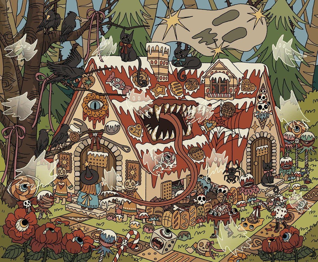 Dark Fairy Tale-DIY 3D Scene Sticker-Miniature Scenes