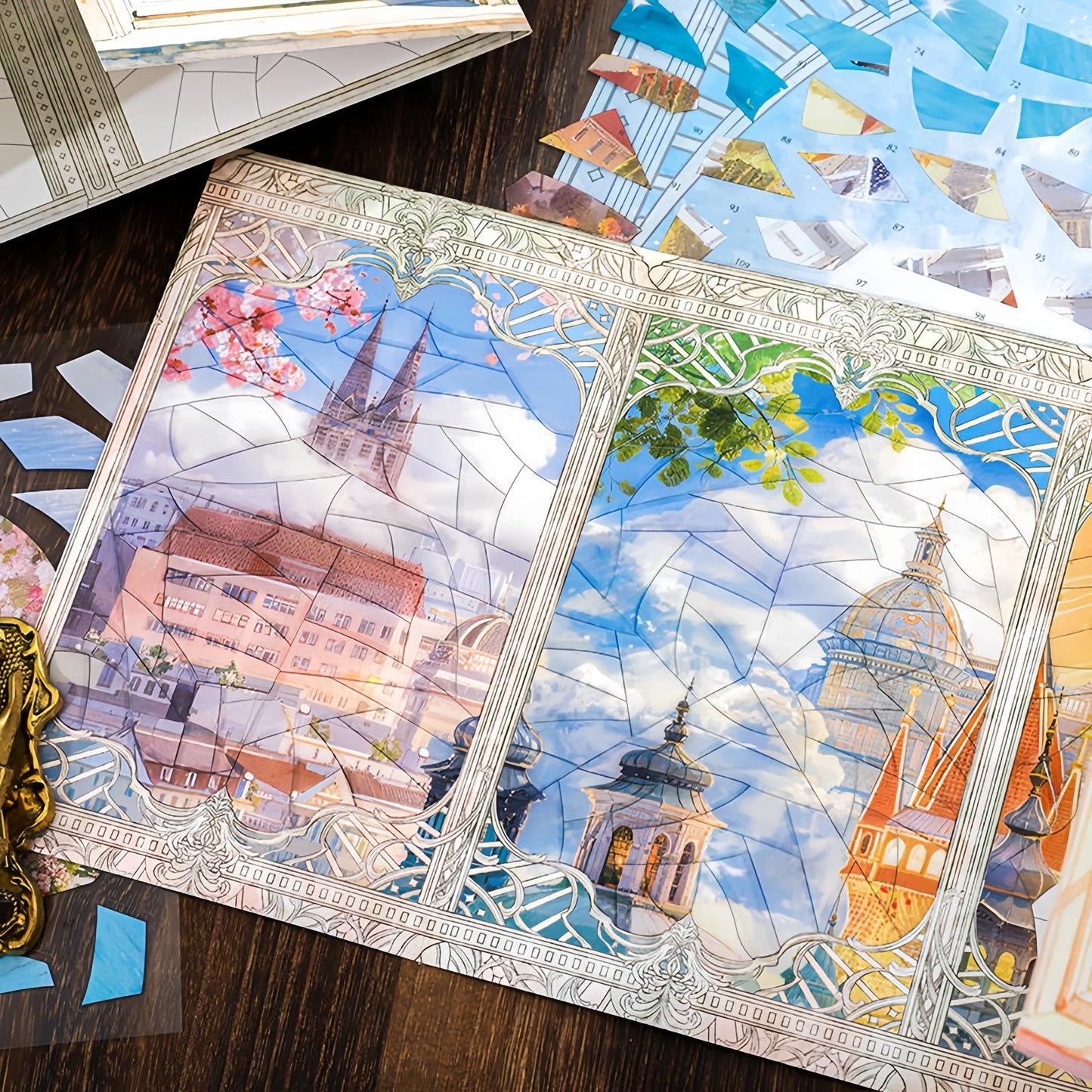 Four Seasons-DIY 3D Miniature Scene Sticker