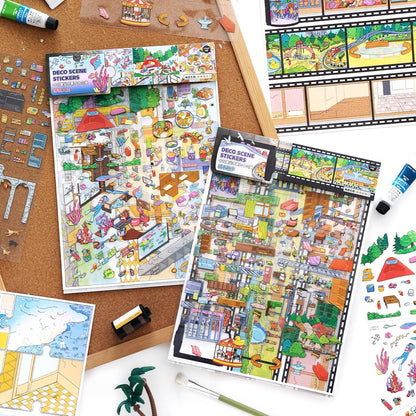 Puzzle Life|City Stroll-DIY 3D Miniature Scene Sticker