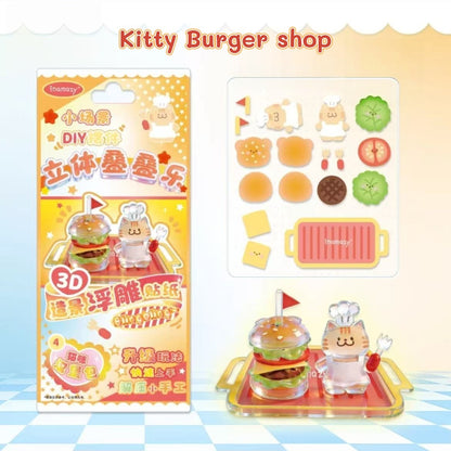 Mini Diorama Dreams-3D Stackable Sticker