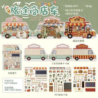 Mini Shop--DIY 3D Miniature Scene Sticker