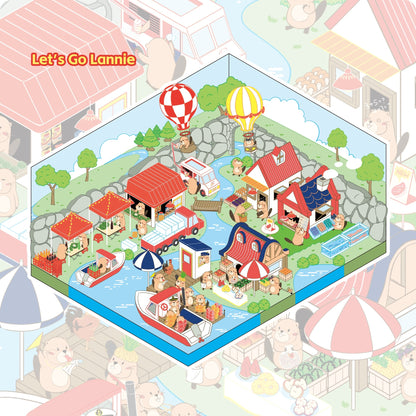 Spring Outing-DIY 3D Miniature Scene Sticker