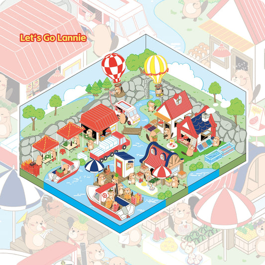 Spring Outing-DIY 3D Miniature Scene Sticker