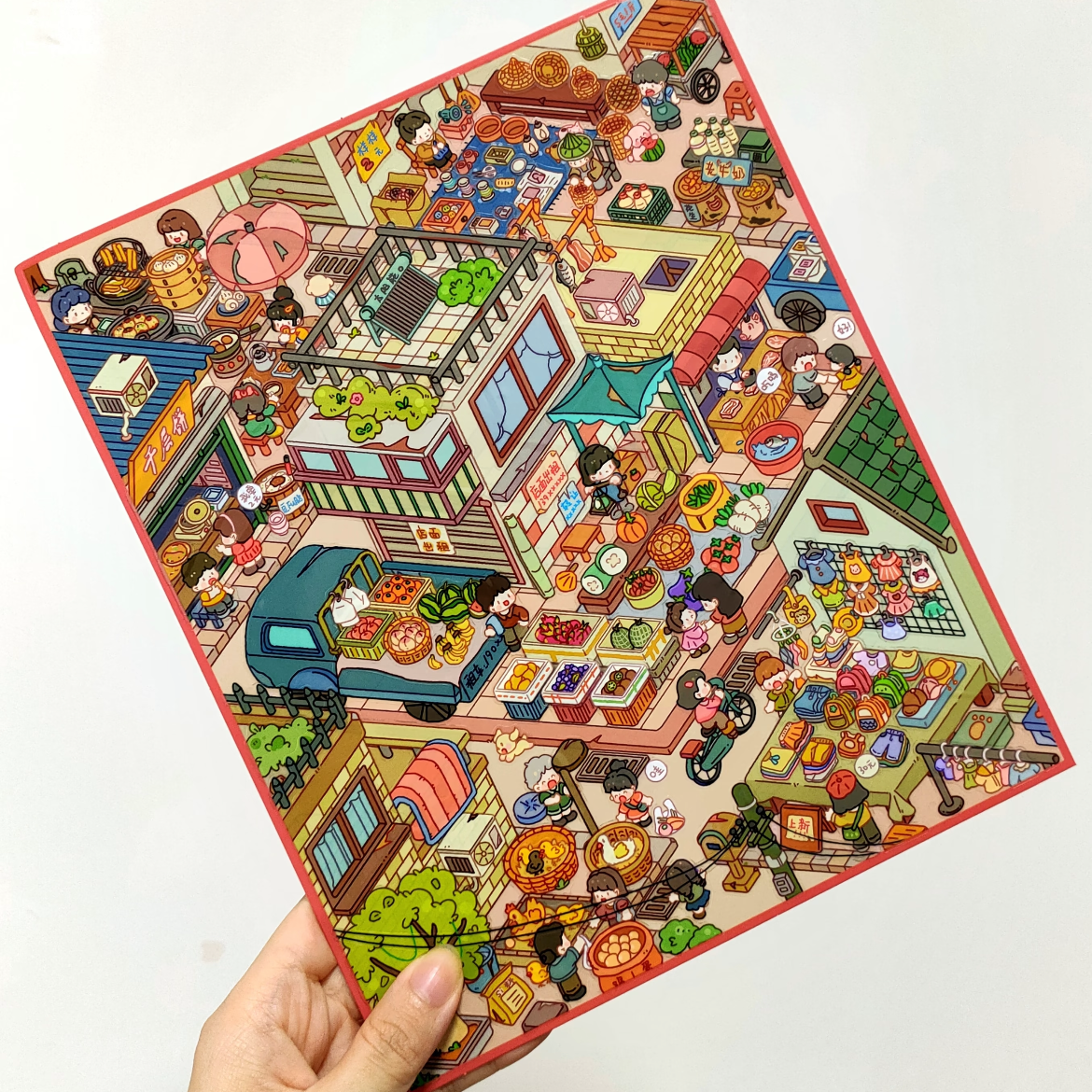 Cheerful Rambles-DIY 3D Miniature Sticker Scene