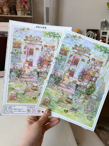 Tender Time-DIY 3D Miniature Scene Sticker