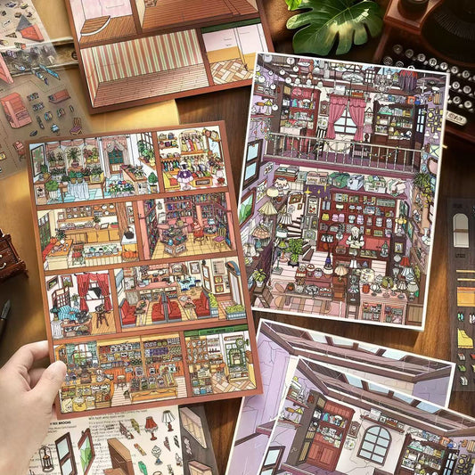 Open for Business · Vol.69-DIY 3D Miniature Sticker Scene