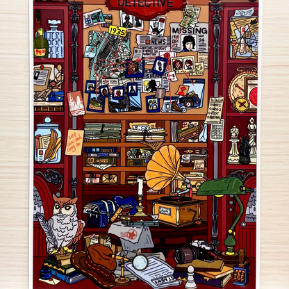 Corner Archives-DIY 3D Miniature Scene Sticker
