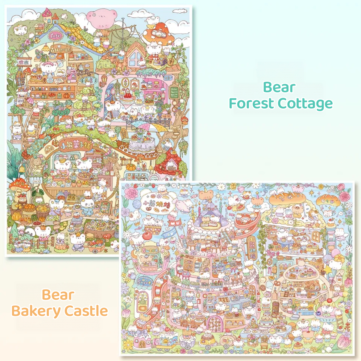 Honey Woods-DIY 3D Miniature Sticker Scene