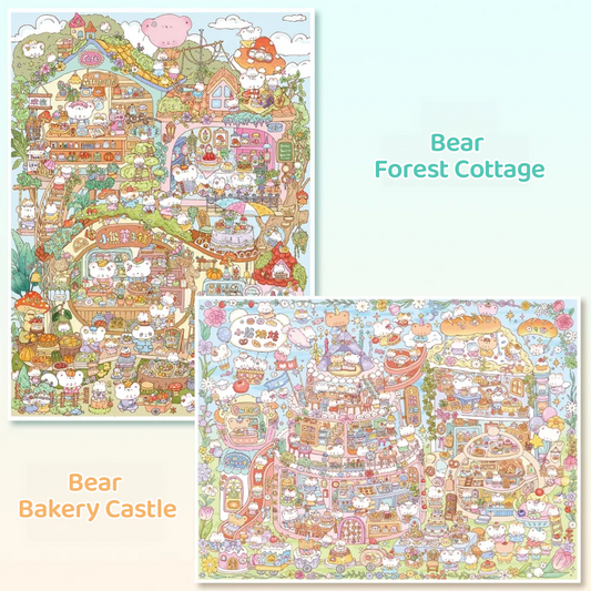 Honey Woods-DIY 3D Miniature Sticker Scene