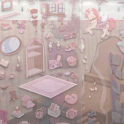 Castle Fairy tale--DIY 3D Miniature Scene Sticker