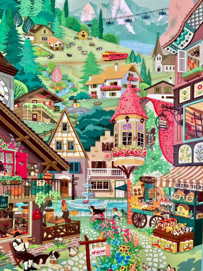 World Travel Series-DIY 3D Miniature Scene Sticker