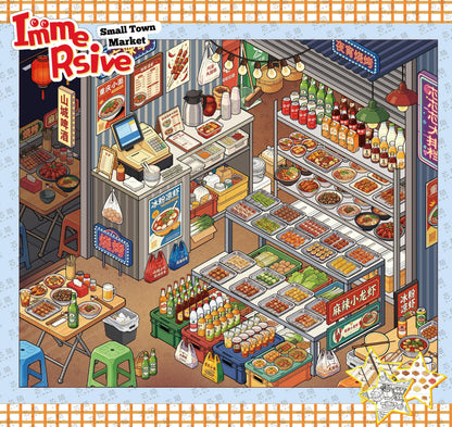 Local Life Sticker Book-DIY 3D Miniature Sticker Scene
