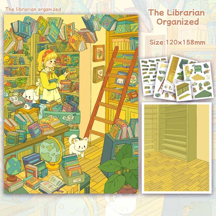 Organize Collection-DIY 3D Miniature Scene Sticker