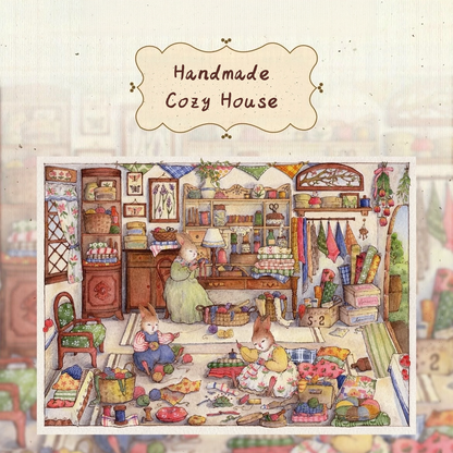 Bunny Land Series--DIY 3D Miniature Sticker Scene