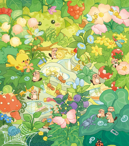 Giant Sweet Land-DIY 3D Miniature Scene Sticker