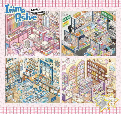 Local Life Sticker Book-DIY 3D Miniature Sticker Scene