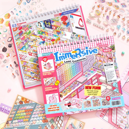 Local Life Sticker Book-DIY 3D Miniature Sticker Scene