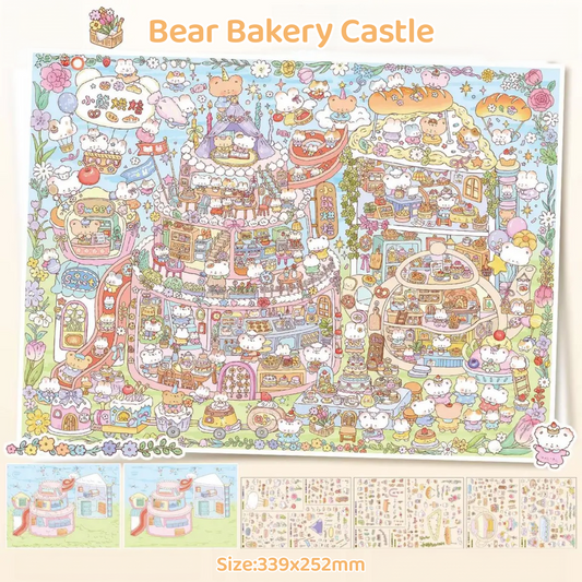 Honey Woods-DIY 3D Miniature Sticker Scene