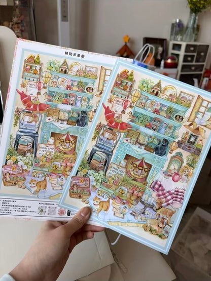 Tender Time-DIY 3D Miniature Scene Sticker