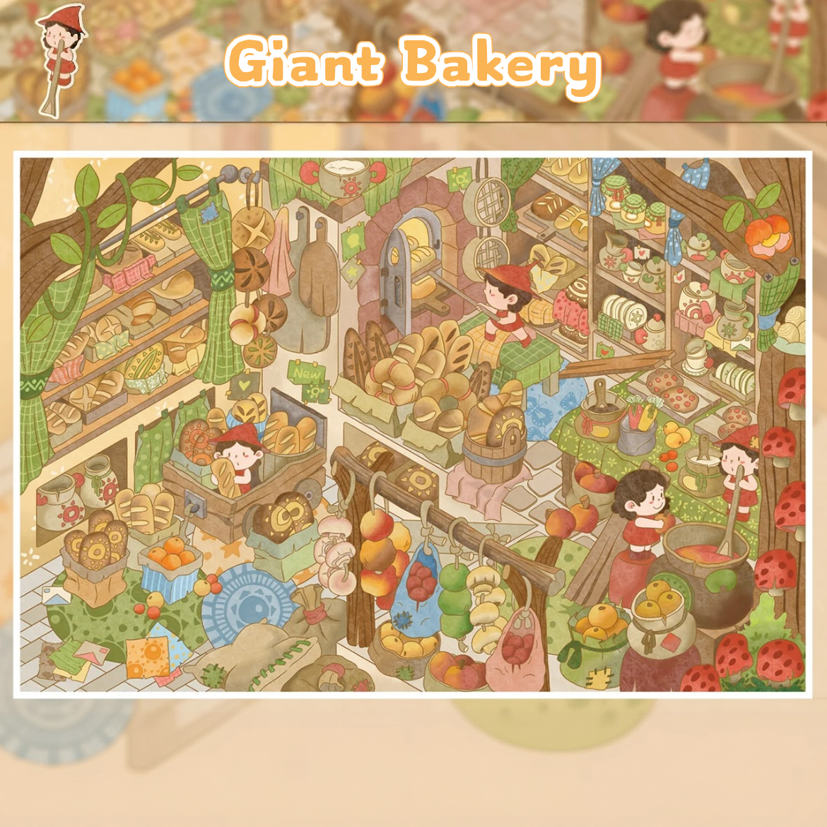 Fable Grove-DIY 3D Miniature Sticker Scene