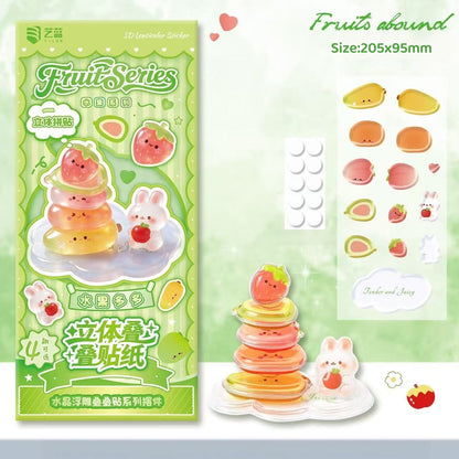 Dessert Stack-3D Stackable Sticker