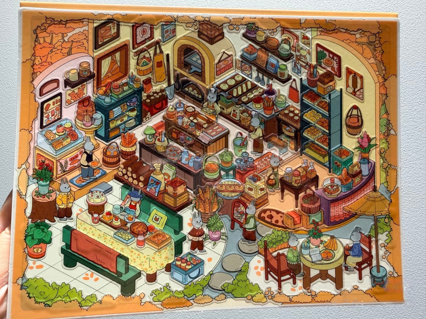 Autumn Baking House-DIY 3D Miniature Scene Sticker