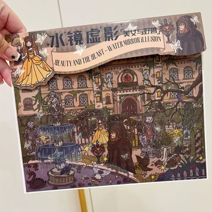 Dark Fairy Tale-DIY 3D Scene Sticker-Miniature Scenes
