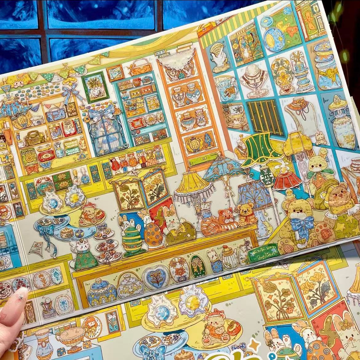 Wonder Emporium-DIY 3D Miniature Sticker Scene