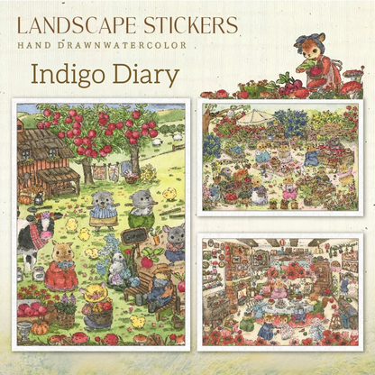 Indigo Diary-DIY 3D Miniature Sticker Scene