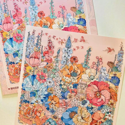 Aetherbloom--DIY 3D Miniature Sticker Scene