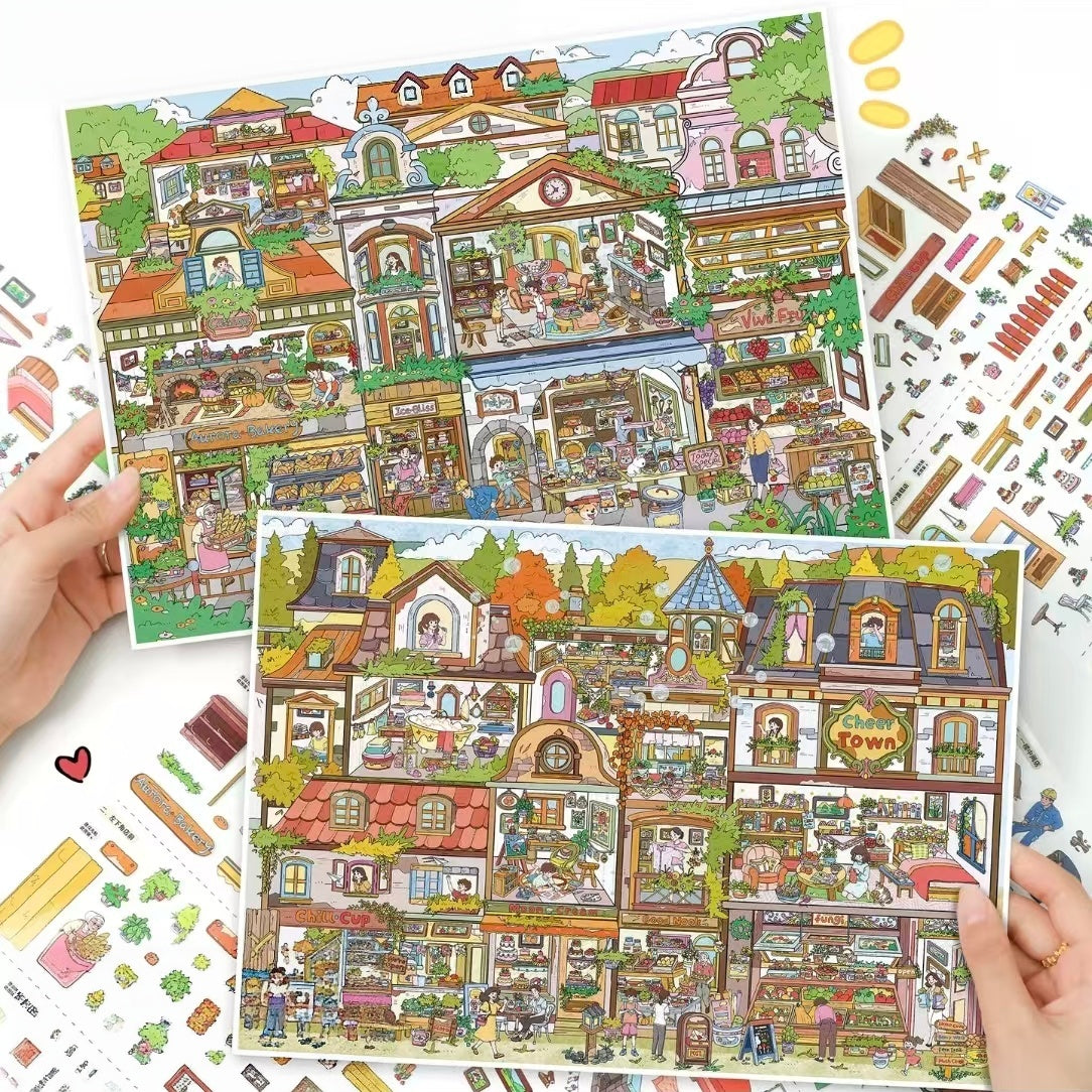 Room Seasons-DIY 3D Miniature Sticker Scene
