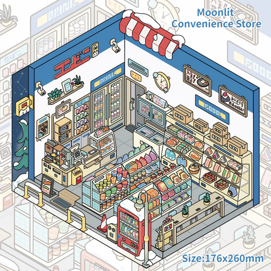 Japanese Series--DIY 3D Miniature Sticker Scene