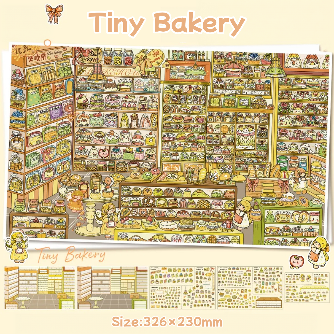 Restock Collection-DIY 3D Sticker Scene -Miniature Scenes