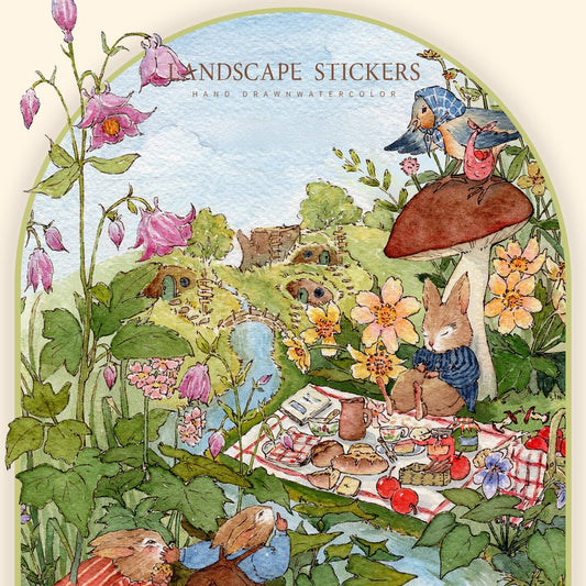 Fairy tale-DIY 3D Miniature Scene Sticker