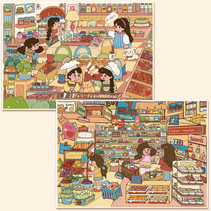 Childhood Shop-DIY 3D Miniature Scene Sticker
