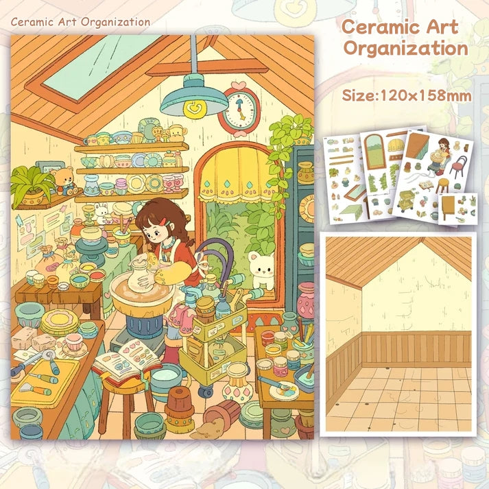 Organize Collection-DIY 3D Miniature Scene Sticker