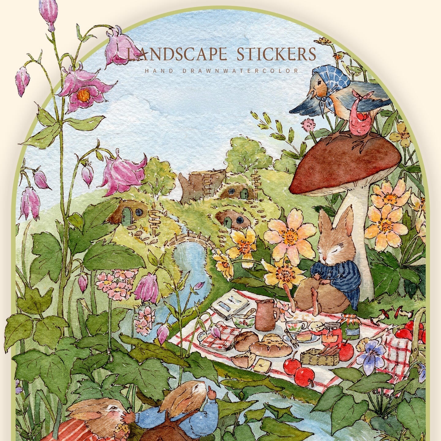 Fairy tale-DIY 3D Miniature Scene Sticker
