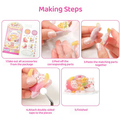 Glow Crystal Nook-3D Stackable Sticker