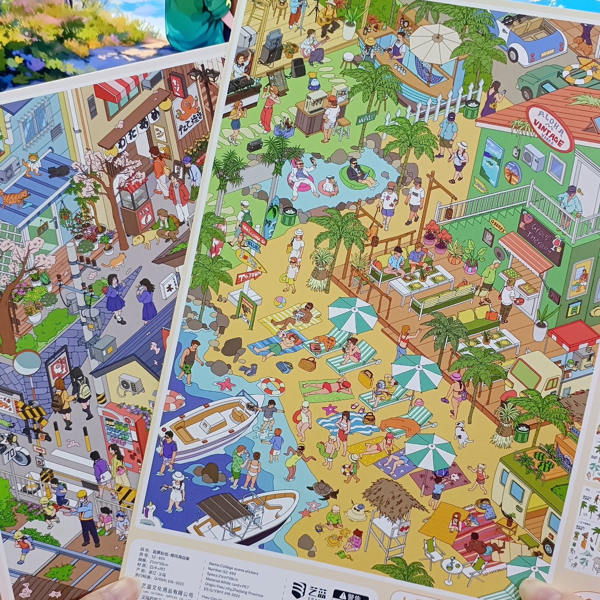 Tiny Town Tales-DIY 3D Miniature Sticker Scene