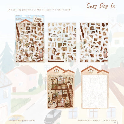 Moments of Cat-DIY 3D Miniature Scene Sticker