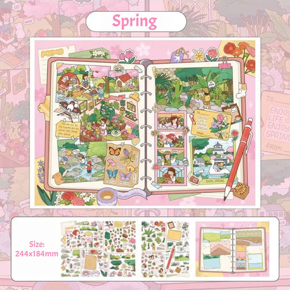 Journal Series--DIY 3D Miniature Sticker Scene