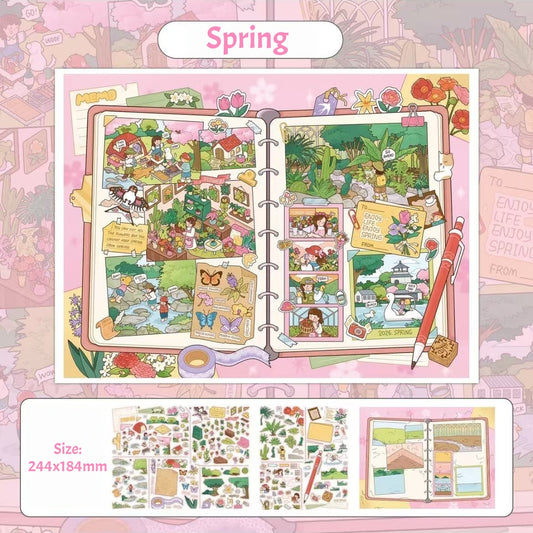 Journal Series--DIY 3D Miniature Sticker Scene