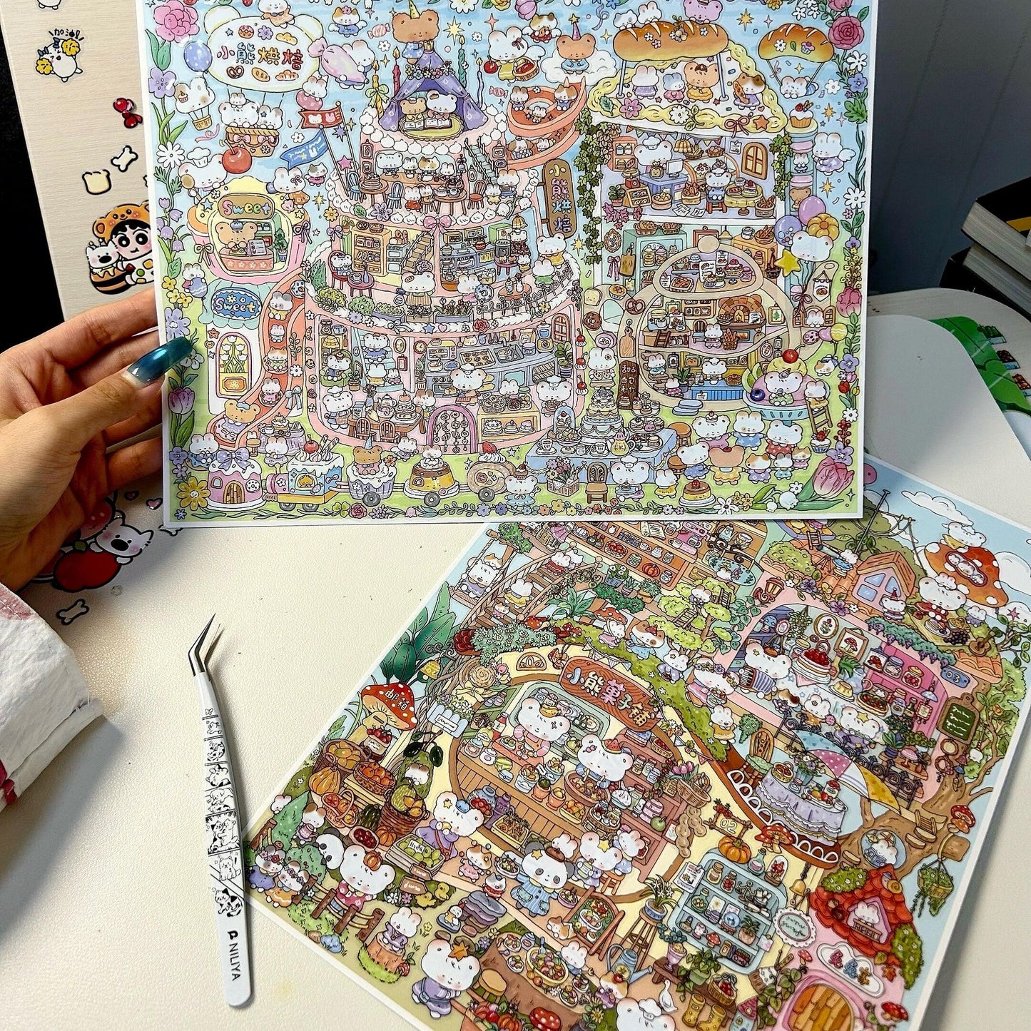 Honey Woods-DIY 3D Miniature Sticker Scene