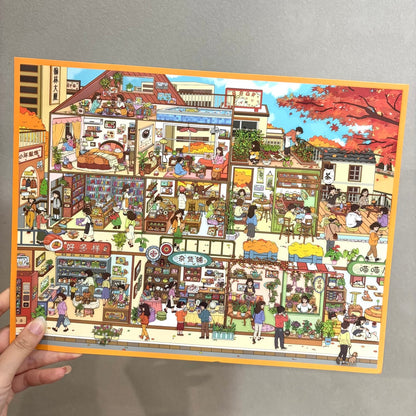 Cozy Autumn Journal-DIY 3D Miniature Scene Sticker